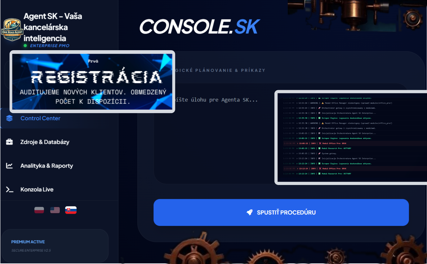AgentSK Full Dashboard